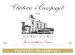 Chteau de Campuget - Costires de Nmes Tradition 2013