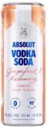 Absolut - Vodka Soda Grapefruit & Rosemary (4 pack cans)