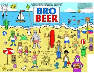 Abomination Brewing - Bro Beer (4 pack cans) (4 pack cans)