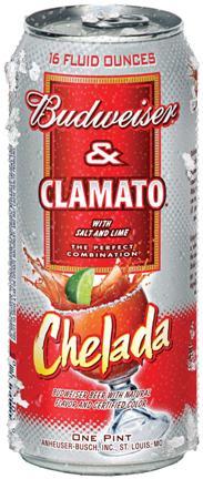 Anheuser-Busch - Budweiser Chelada (4 pack 16oz cans) (4 pack 16oz cans)