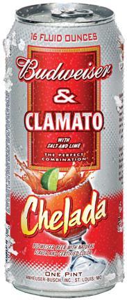 Anheuser-Busch - Budweiser Chelada (4 pack 16oz cans) (4 pack 16oz cans)