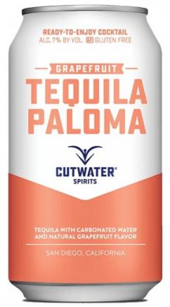 Cutwater Spirits - Grapefruit Tequila Paloma (4 pack cans) (4 pack cans)